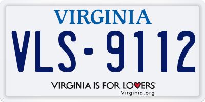 VA license plate VLS9112