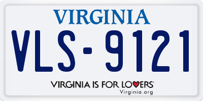 VA license plate VLS9121