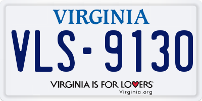 VA license plate VLS9130