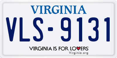 VA license plate VLS9131