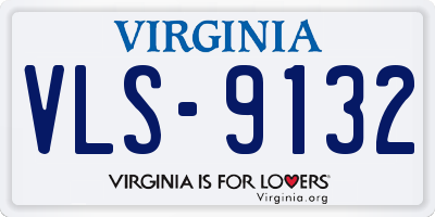 VA license plate VLS9132