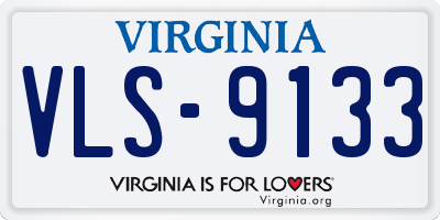 VA license plate VLS9133