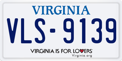 VA license plate VLS9139