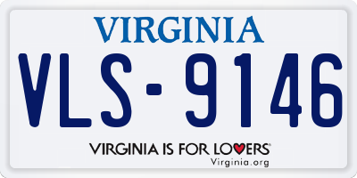 VA license plate VLS9146