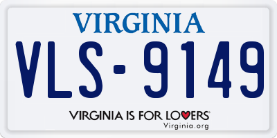 VA license plate VLS9149