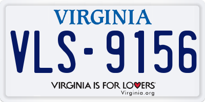 VA license plate VLS9156