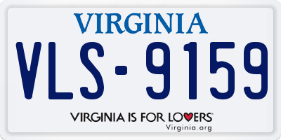 VA license plate VLS9159