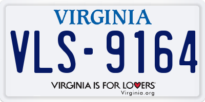 VA license plate VLS9164