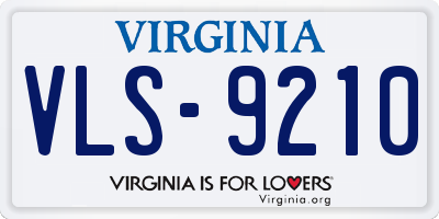 VA license plate VLS9210