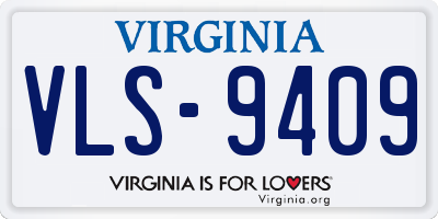 VA license plate VLS9409