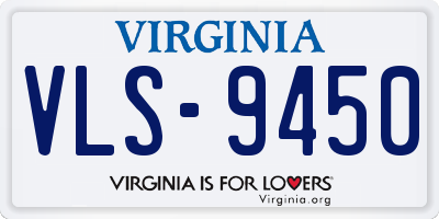 VA license plate VLS9450