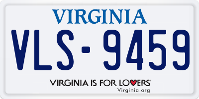 VA license plate VLS9459