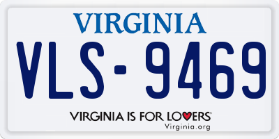VA license plate VLS9469