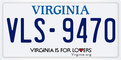 VA license plate VLS9470