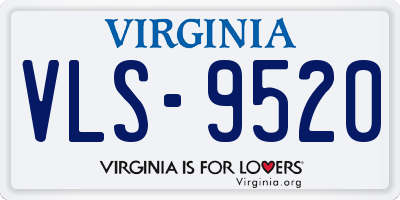 VA license plate VLS9520