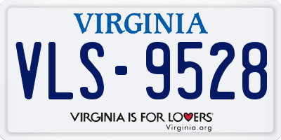 VA license plate VLS9528