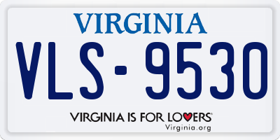 VA license plate VLS9530