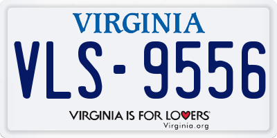 VA license plate VLS9556