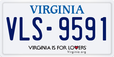 VA license plate VLS9591