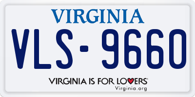 VA license plate VLS9660