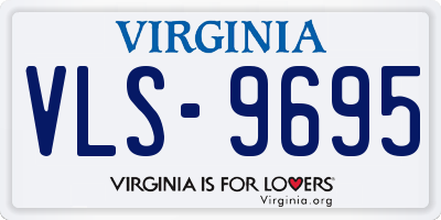 VA license plate VLS9695