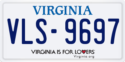 VA license plate VLS9697