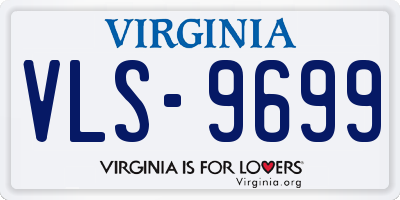 VA license plate VLS9699