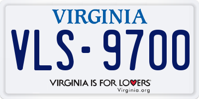 VA license plate VLS9700
