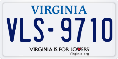VA license plate VLS9710