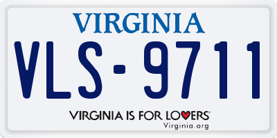 VA license plate VLS9711