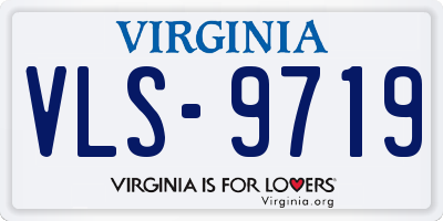 VA license plate VLS9719