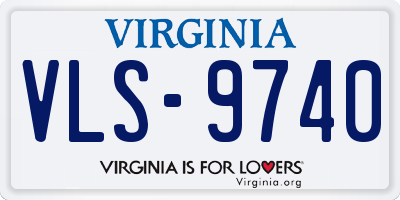 VA license plate VLS9740