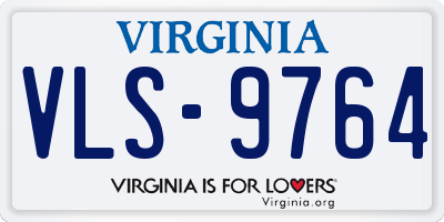 VA license plate VLS9764