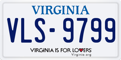 VA license plate VLS9799