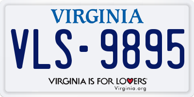 VA license plate VLS9895