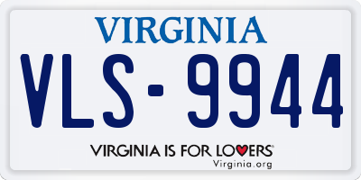 VA license plate VLS9944
