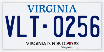 VA license plate VLT0256