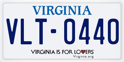 VA license plate VLT0440