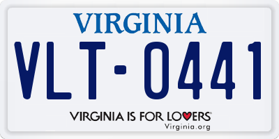 VA license plate VLT0441