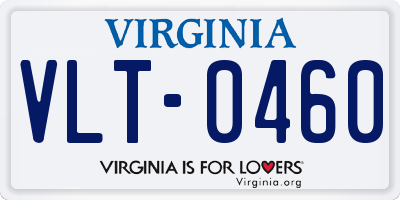 VA license plate VLT0460