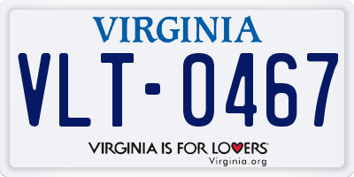 VA license plate VLT0467