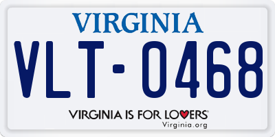 VA license plate VLT0468