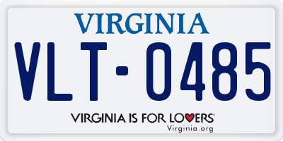VA license plate VLT0485
