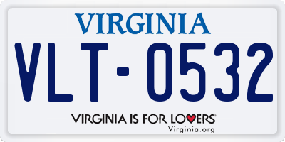 VA license plate VLT0532