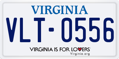 VA license plate VLT0556