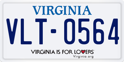 VA license plate VLT0564