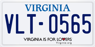 VA license plate VLT0565