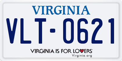 VA license plate VLT0621