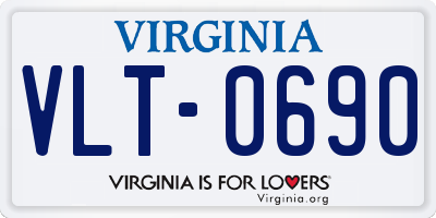 VA license plate VLT0690