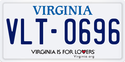 VA license plate VLT0696